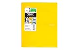 Five Star Stay-Put Pocket Folder, 11.62 x 9.31 x .25 Inches, Yellow