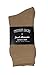 Mens Solid Color Premium Cotton Dress Socks - Tan