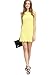 SheIn Women's Scalloped Trim Sleeveless Tank Dress Medium Yellow