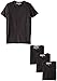 Levi's Men's 100 Series 4-Pack Knit Crew Neck T-Shirt,Black,Medium