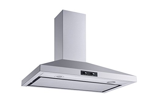 Winflo 30" Convertible Stainless Steel Wall Mount Range Hood with Aluminum Mesh Filter and Stainless Steel Panel with Carbon/Charcoal Filters
