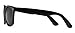 Sunglasses Classic 80’s Vintage Style Design (Black Matte, Polarized)