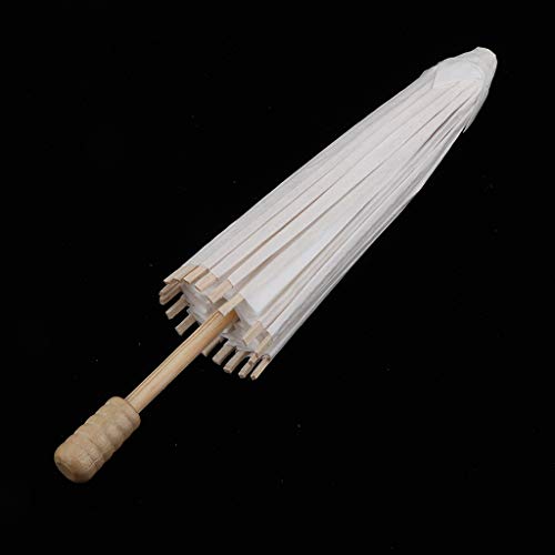 2Pcs Chinesisches Handgemachtes Mini Regenschirmpapier Sonnenschirm Handbemalt – Bild 3