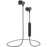 Wireless Headphones,Naporon HiFi Stereo Magnetic Earbuds Bluetooth 4.1 Earphones,IPX6 Waterproof Running Workout Headset with 8-Hour Playtime,aptX Technology,CVC Noise Cancelling and Bulit -in Mic