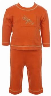 Sage Creek Organics- Mandarin Baby Pant and Tee Set - Organic Baby 3-6mos