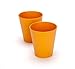 Green Eats 2 Pack Tumblers, Orange