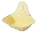 Yellow Enameled Metal Soap Dish