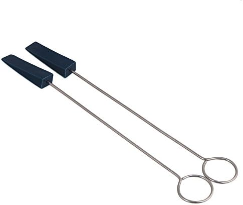 Yibuy Blue Rubber Mutes with Handles Piano Tuning Rubber Mutes 3 x 3/8 Mute Set of 2