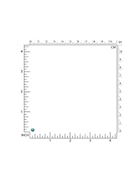 Pendientes de tuerca de plata de ley 925 bañados en oro blanco y turquesa de 0.157 in