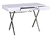 Kings Brand Furniture Kings Brand Contemporary Style White with Chrome Finish Legs Home & Office Desk