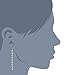 925 Sterling Silver Leaves Long Dangle Drop Earrings Chain for Women Elegant Threader Earrings. Hypoallergenic Statement Earrings.