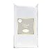 Pure Safety Vertical Crib Liners 2 Pack in Luxurious White Minky