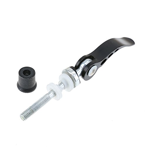 Vanpower Alloy Quick Release Bike Seat Post Clamp Seatpost Skewer Bolt (Black)