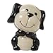 Creative Hobbies Tiny TOT Dog, Case of 6, 3.5 inch Tall, Unfinished Ceramic Bisque, with How to Paint Your Own Pottery Booklet