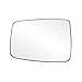Fit System 88244 Driver Side Non-Heated Mirror Glass w/Backing Plate, Dodge Ram Pick-Up 1500, Ram Pick-Up 2500, 3500, w/o Towing pkg, 6 3/8