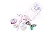 Joyful Toys Mermaid Party Favors 100Pcs - Mermaid Party Supplies Bracelet, Keychain, Rings, Badges, Clips, Tambourines, Stickers, Tattoos, Mazes, Birthday Gifts
