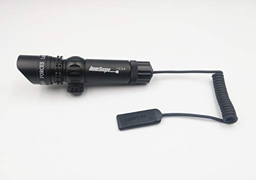 StrongTools Waterproof Green Dot Laser Sight Adjustable Sight for Rifles & Shotguns with Mounts and Cable Press Switch (Rifle-Green) - Thumbnail 5