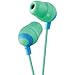JVC HAFX32G Marshmallow Earbuds, Green