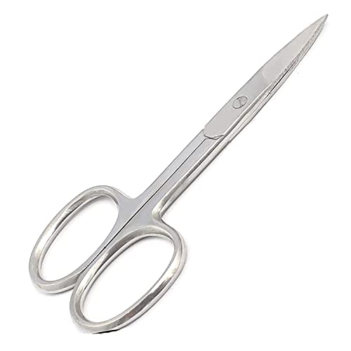 LAJA Imports Nail Clipper Scissors Toenail Scissor Professional Heavy-Duty Pedicure Stainless Steel Sharp Cutters for Eyebrow & Grooming