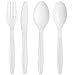 Plastimade Heavy Duty White Plastic Forks Premium Heavyweight Disposable Cutlery, Perfect for Weddings, Catering, Parties, Buffets & Everyday Use, Bulk Pack 500 Pieces
