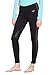TuffRider Women's Ventilated Schooling Tights, Black/Charcoal, Small