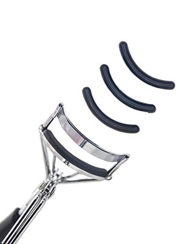 Eyelash Curler Sort Rubbers - 24 Silicone Replacements Alpiriral Rubber Pads in Black - Thumbnail 2