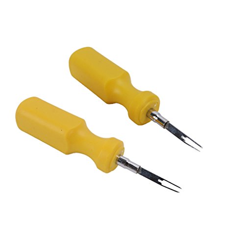 Click Here to See More Images E-Most 2pcs New Universal 2MM 3MM CAR Terminal Removal Tool Kit Wiring connector Pin Release Extractor Puller