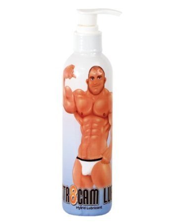 Str8cam Lube - Water Based Personal Lubricant - 8 Ounce/236ml