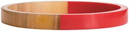 Mela Artisans MABG048 Bomba Bangle, Coral