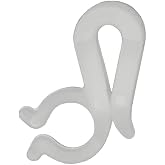 Projectpak Mighty Light Christmas Light Clips Hangers Outdoor Hang Gutter Hooks for Christmas Decoration String Lights Weatherproof Outdoor Lights Clip for Halloween Xmas | 100 Pack