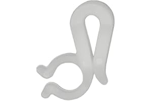 Projectpak Mighty Light Christmas Light Clips Hangers Outdoor Hang Gutter Hooks for Christmas Decoration String Lights Weatherproof Outdoor Lights Clip for Halloween Xmas | 100 Pack