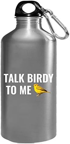 Bird, Birdwatching humor: Talk BIRDY to me - Water Bottle