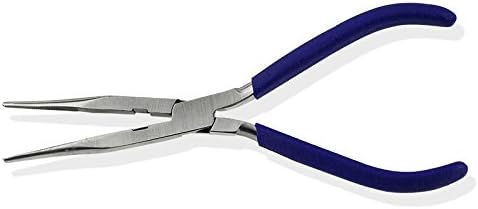 Stainless Steel 8 in. Fishing Pliers Needle Nose PVC Handle - Lanyard Hole