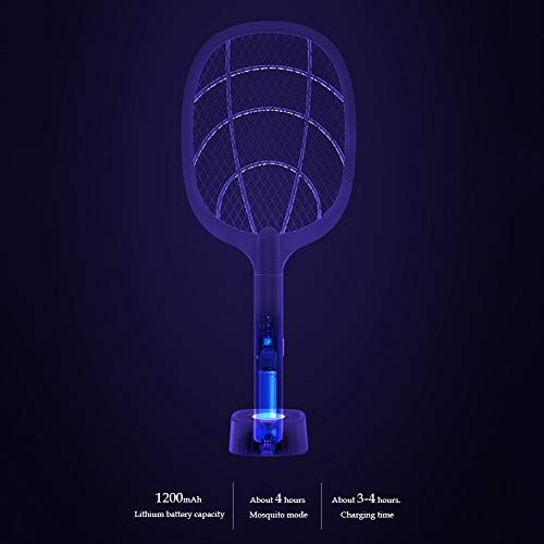 Niumen USB-oplaadbare vliegenmepper, elektrische Bug Zapper elektrische muggenmepper en anti-muggenlamp, twee functies… - Image 5