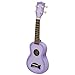 Kala MK-SD/PLBURST MaKala Dolphin Bridge Soprano Ukulele - Purple Burst
