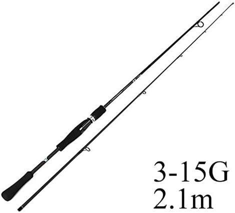 Spinning Fishing Rod 100% Carbon C.W.1-7G, 2-8G, 3-15G, 5-20G,10-30G Surper Hard Fishing Pole 2 Sections Lure Fishing Rod