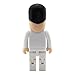 Aneew 2.0 Pendrive 16GB Black Hair Man Doctor Surgeon Robot USB Flash Drive Memory Stick U Disk Thumb Graduation Gift