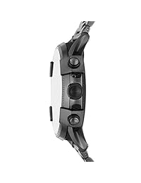 Diesel Reloj inteligente de cuarzo para hombre, acero inoxidable, color gris (modelo: DZT2011)