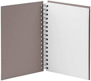 Rössler Papier 1875452491 - S.O.H.O. Wire-O notitieblok met elastische sluiting, DIN A5, 21,8 x 15,5 x 2 cm, 80 vel, taupe, 1 stuk - Image 3