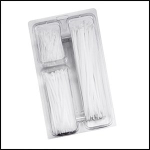 EverMarkEM-ACTPAC-400-9 4 x 7 x 11 in. Cable Tie Combo Pack, Natural - 18 & 50 lbs