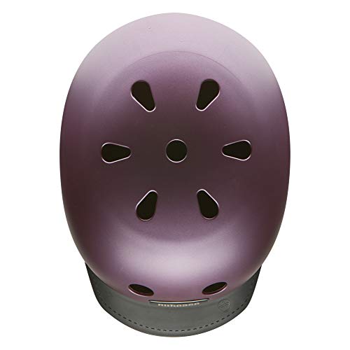 Nutcase - Solid Street Bike Helmet for Adults, Passion Purple Satin Metallic, Medium