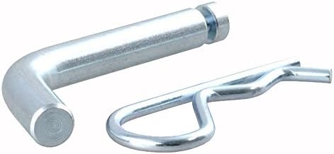 Prime Steel 18003 Zinc Hitch Pin and Clip (Grooved - 1/2-Inch - Poly-Pack of 1)