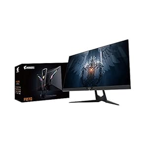GIGABYTE Aorus Fi27Q Frameless Gaming LCD Monitor, Quad Hd 2560 X 1440 Pixels, Dci-P3 Color Accurate IPS Panel, 1Ms…