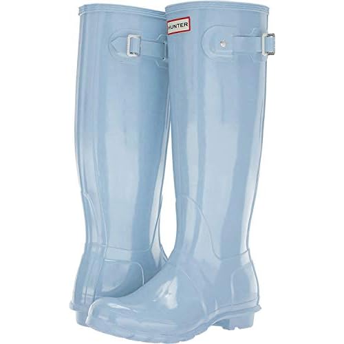tall gloss rain boots