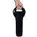 Ofeily Wine Carrier, Durable Neoprene Single Bottle Wine Tote Bag/Beer/Cans/champagne/Water or Drink Bottle Bag(1-Bottle, Black)
