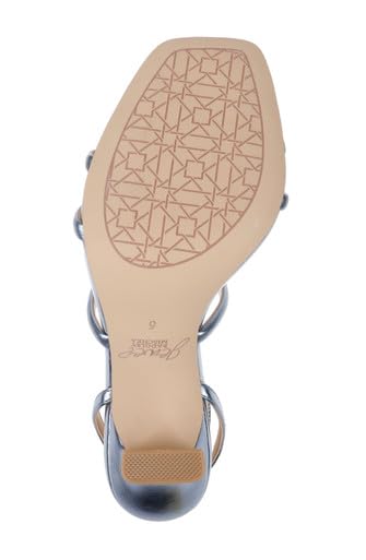 JEWEL BADGLEY MISCHKA KIYOMI II METALLIC DELICATE SANDAL WITH BOW STRAPS