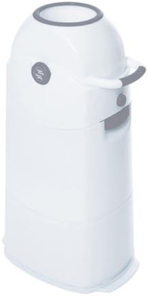 Diaper Champ 4031L Nappy Bin Large Capacity 75 Nappies White/Silver by Diaper Champ