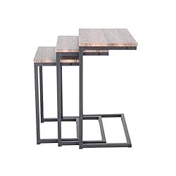 Zenvida Nesting Side/End Tables Set of 3 Modern