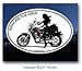 Motorcycle Decal - Woman Cruiser Rider - 
