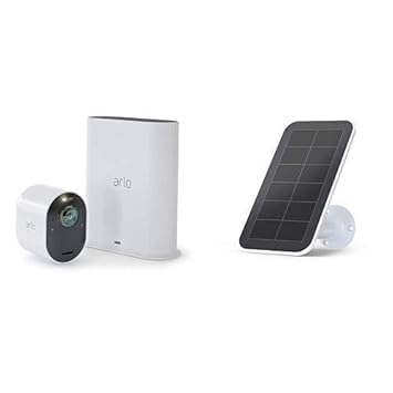 Arlo Ultra 4k Uhd Wire Free Security 1 Camera System Indooroutdoor Security Cameras With Color Night Vision 180 View 2 Way Audio Spotlight